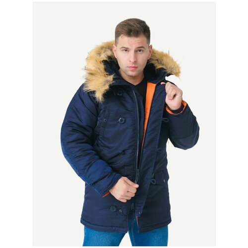 Куртка мужская N3B NORD STORM REP.BLUE/ORANGE