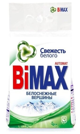 Стиральный порошок Bimax Белоснежные вершины 3 кг