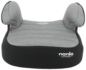 Детское автокресло - бустер автомобильный NANIA DREAM Denim Luxe Grey, от 6 до 12 лет, 15-36 кг, группа 2/3, серый