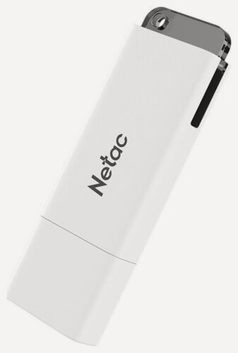 Изображение товара USB флешка Netac U185 8Gb white USB 2.0 (NT03U185N-008G-20WH)