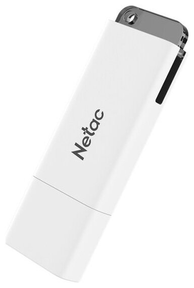 USB флешка Netac U185 8Gb white USB 2.0 (NT03U185N-008G-20WH)