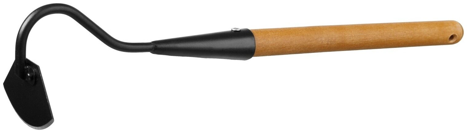 GRINDA ProLine 65х115х580 мм, с тулейкой, деревянная ручка, Радиусная мотыжка (421520) - фотография № 1