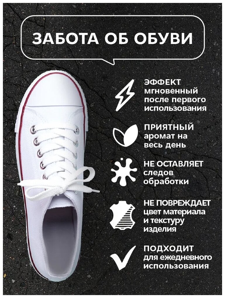 Дезодорант для обуви WaksMe Fresh Step, 200 мл