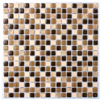 Мозаика стеклянная NS mosaic S-850 305х305 чип 15x15 уп 5 шт