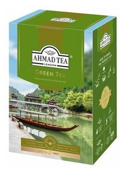Чай "Ahmad Tea", Зеленый чай, картон.коробка, 200г - фотография № 12