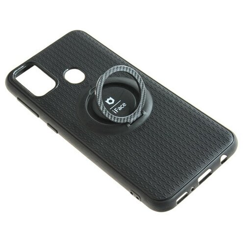 Накладка iFace с кольцом для Samsung M21 черный