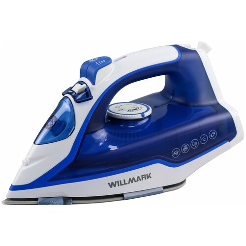 Утюг WILLMARK SI-2267CB 2200 Вт антипригарная подошва 20 гмин 210 мл сине-белый 129900₽
