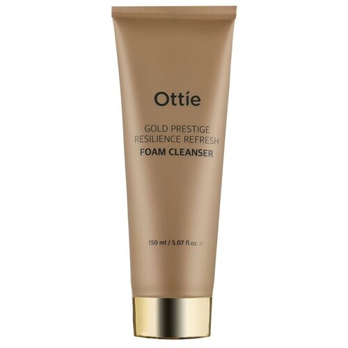 Увлажняющая пенка для упругости кожи Ottie Gold Prestige Resilience Refresh Foam Cleanser(150 мл) пенка для очищения лица ottie gold prestige resilience refresh 150 мл