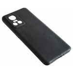 Силиконовый чехол TPU Case матовый для Realme GT Neo 3 черный - изображение