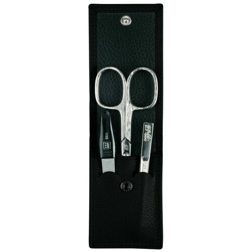 Becker-Manicure / YES / Manicure / Маникюрный набор ( 3 предмета) в кожаной косметичке, Германия