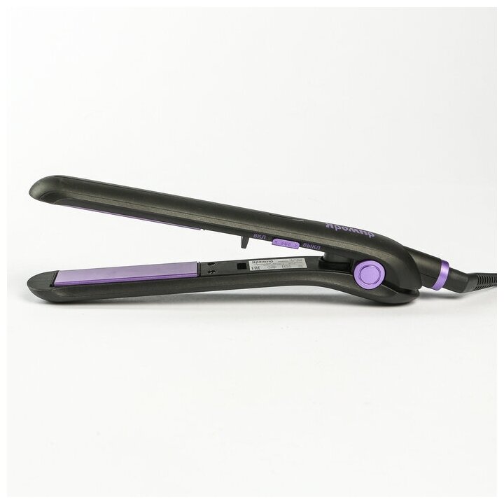Прибор для укладки волос (яромир ЯР-200 черный с фиолетовым)