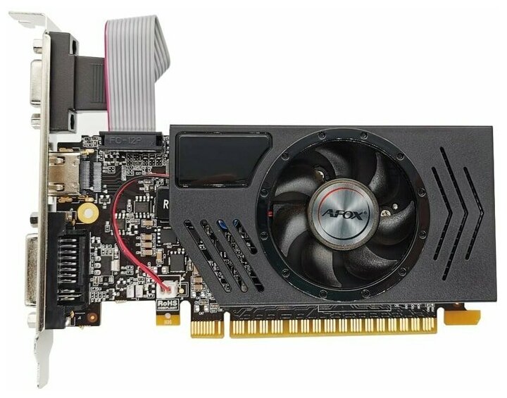 Видеокарта AFOX GT740 LP Single fan 4GB GDDR3 128bit VGA DVI HDMI (780629)