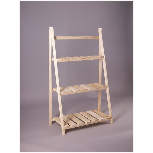 Стеллаж из дерева. Этажерка из натурального дерева 100х61х32 см. , 3 полки