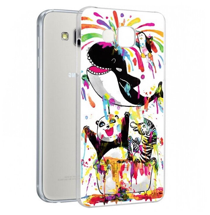 Чехол задняя-панель-накладка-бампер MyPads Хиппи кит для Samsung Galaxy A7 2016 A7100/A710F/A7+ 5.5 противоударный