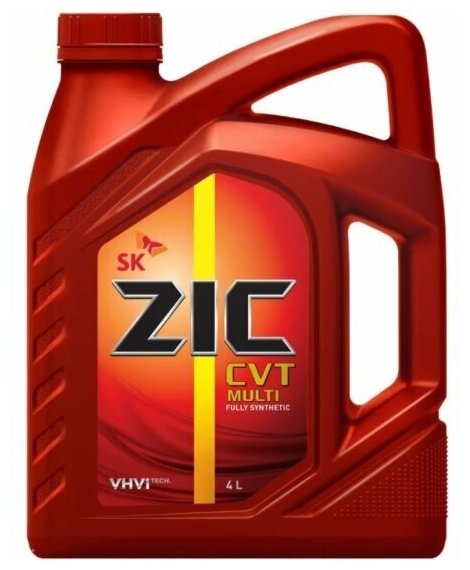 Трансмиссионное масло Zic CVT Multi синтетическое 4 л