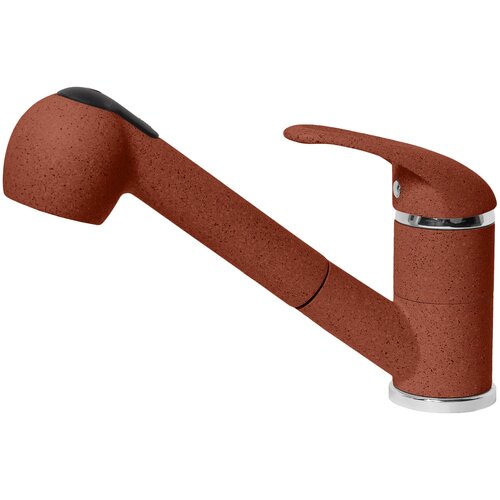 Смеситель для кухни AquaGranitEx песочный С-4040 с душем/302