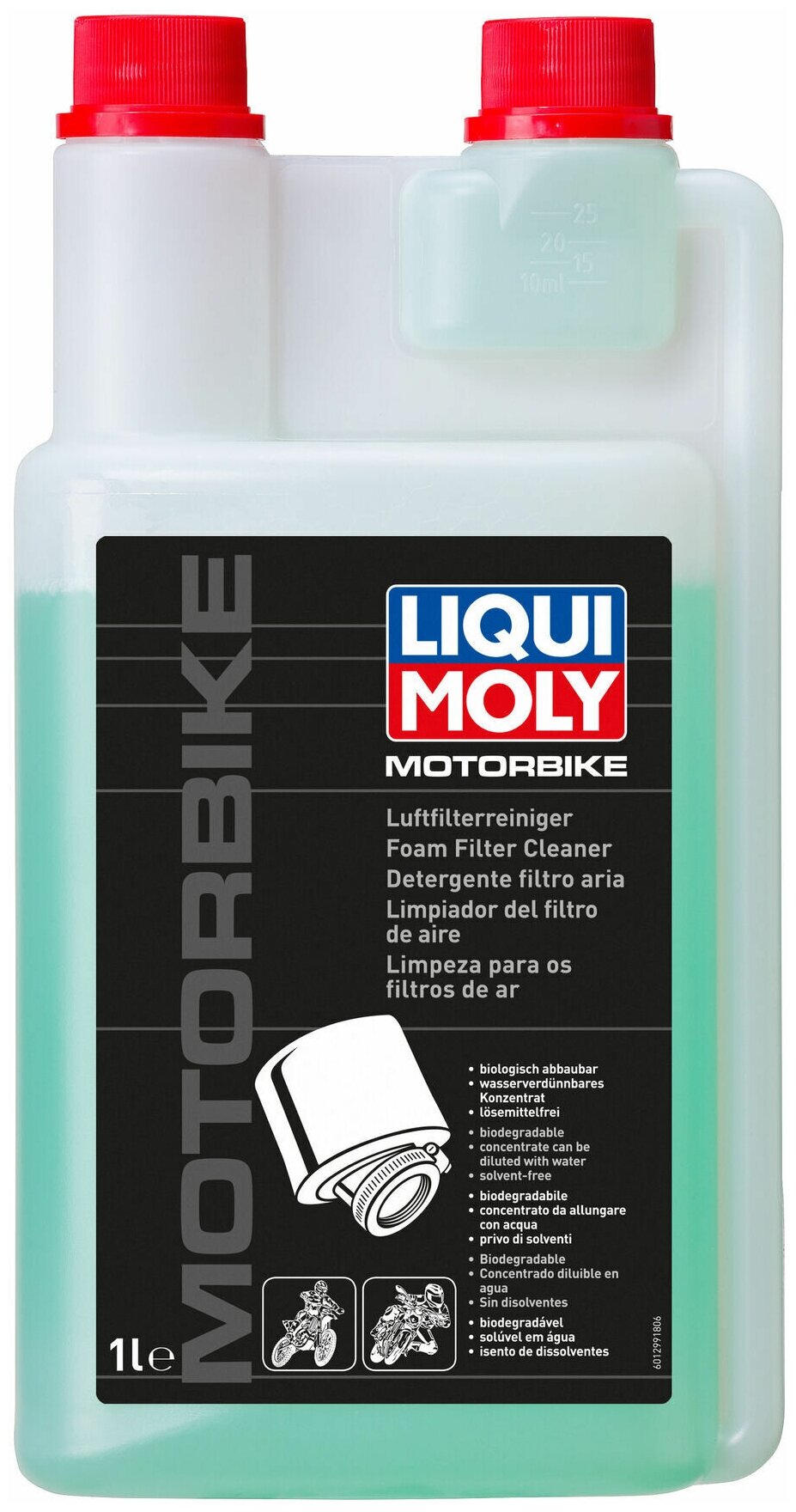 Очиститель Liqui Moly Motorbike Luft-Filter-Reiniger 1л (1299) - фото №1