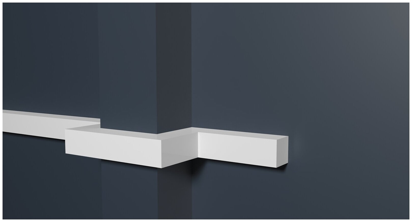 Молдинг Decor Dizain DD622 дюрополимерный влагостойкий под покраску длина 2 м 1 шт.