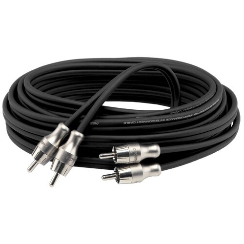 RCA кабель AurA RCA-B250MKII, 5 метров, 2 канала, бескислородная медь (OFC), двойной экран