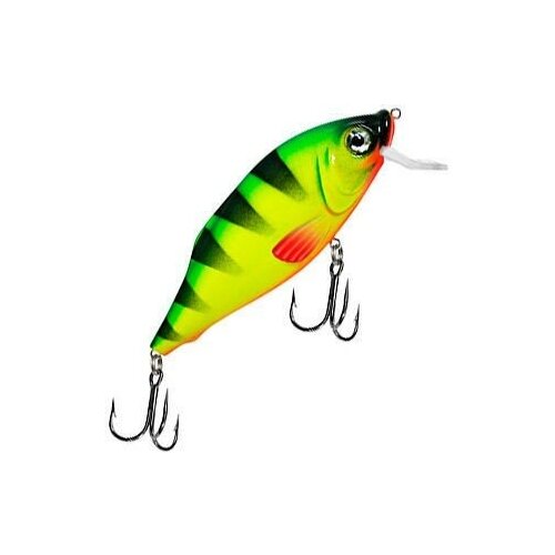 фото Воблер aqua язь 80mm, цвет 019 флуоресцентный окунь