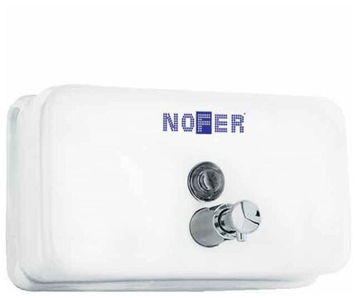 Диспенсер для мыла 1200 мл белый Nofer Inox 03002. W