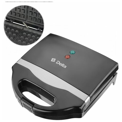 Вафельница венская DELTA DL-049 750Вт 21522 см антипригар покрытие 134500₽