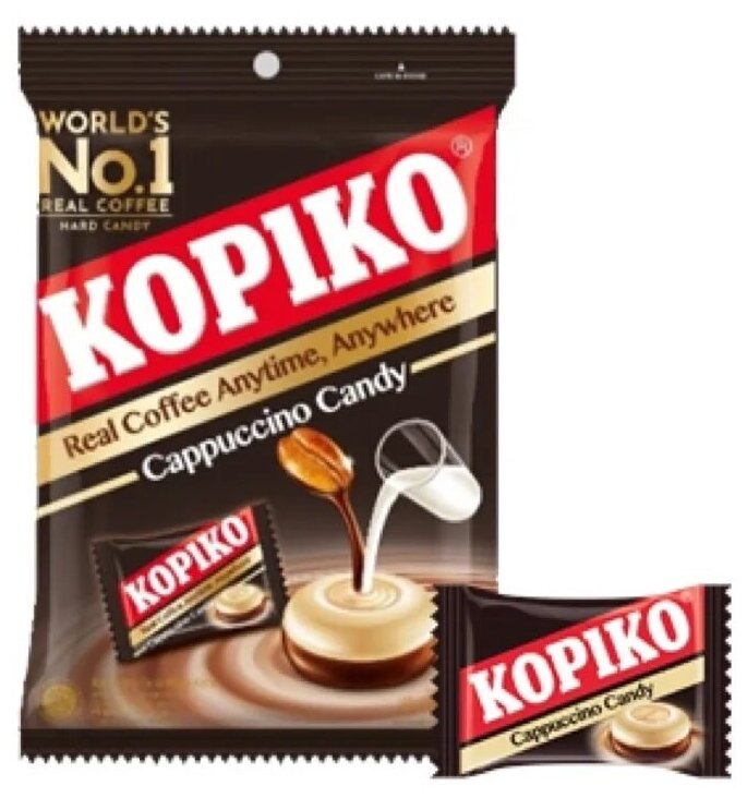 Кофейные леденцы Kopiko Cappuccino Candy, 108 г - фотография № 4