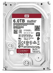 Жесткий диск WD Red Pro WD6003FFBX, 6ТБ, HDD, SATA III, 3.5"