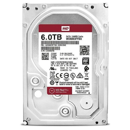 Жесткий диск Western Digital 6Tb Red Pro WD6003FFBX 3080000₽