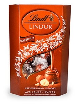 Набор конфет Lindt Lindor корнет с фундуком, 200 г - фотография № 7