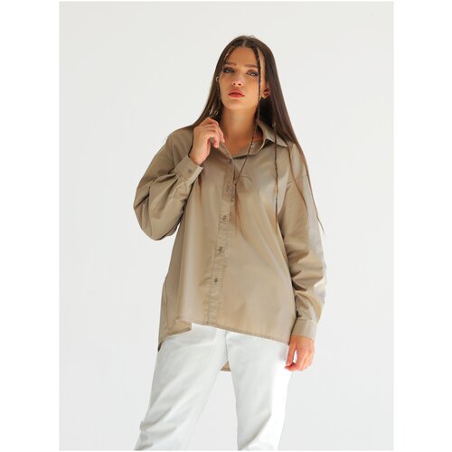 фото Рубашка «classic», женская, цвет бежевый, размер xs-s ramaduelle