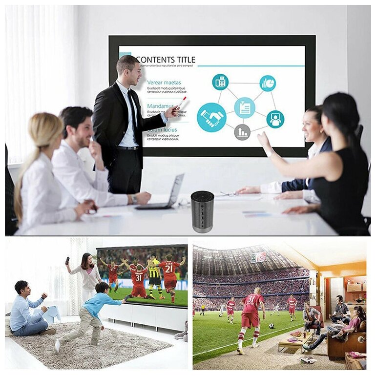 Проектор Wzatco D2 3D очки 2шт