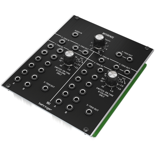 Behringer 961 Interface модуль конвертера аудиосигнала в триггерный, формат Eurorack модульный синтезатор behringer 961 interface