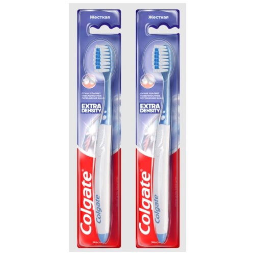 Colgate Зубная щетка Extra Density жёсткая, 2 шт/