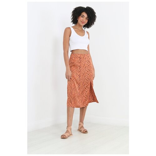 юбка для женщин, Brave Soul, модель: LSKW-272LUNA, цвет: оранжевый, размер: M