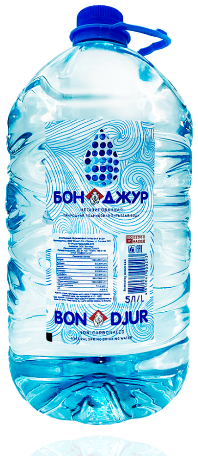 Природная родниковая питьевая вода Бон Джур