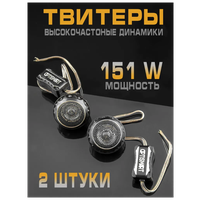 Высокочастотные динамики Tweeter Optismart TS-T280 151W автоакустика твитеры. Автомобильные Вч динамики колонки пищалки для авто твиттеры.