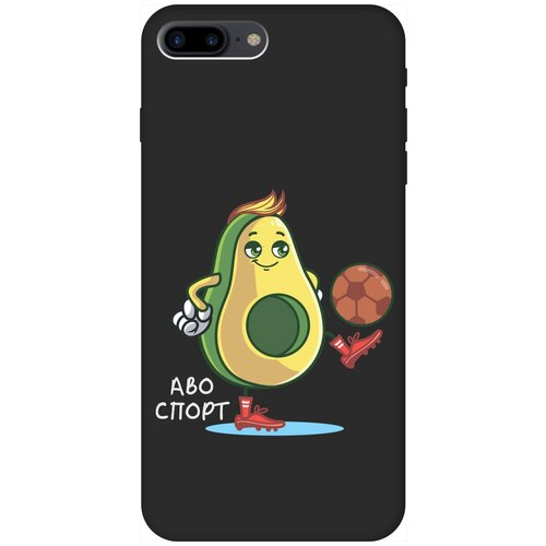 Силиконовый чехол на Apple iPhone 8 Plus / 7 Plus / Эпл Айфон 7 Плюс / 8 Плюс с рисунком Avo-Sport Soft Touch черный силиконовый чехол на apple iphone 8 plus 7 plus эпл айфон 7 плюс 8 плюс с рисунком avo rap soft touch черный