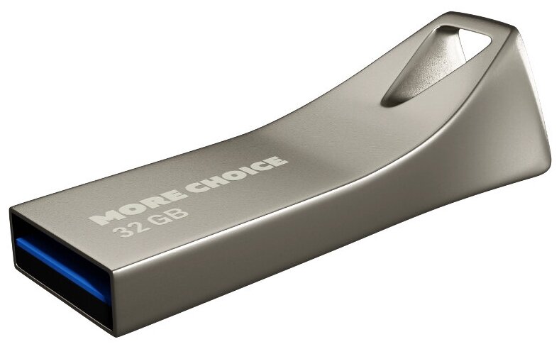 Флеш накопитель памяти USB 32GB 3.0 More Choice MF32m металл Silver