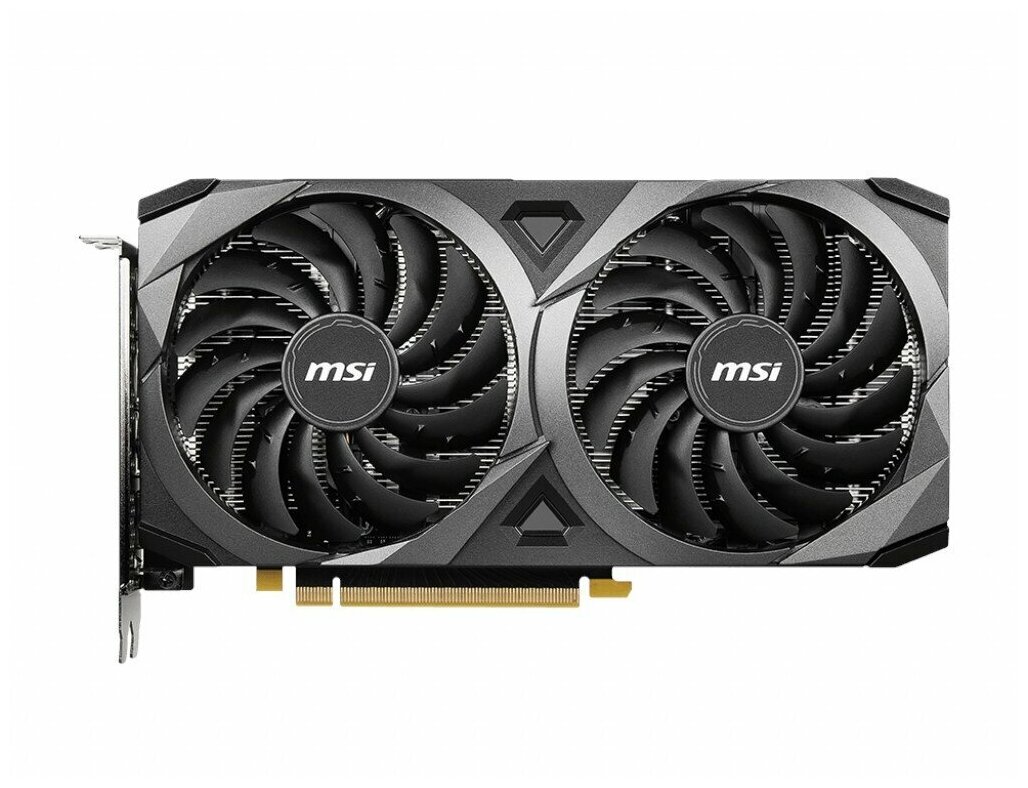 Видеокарта MSI GeForce RTX 3060 VENTUS 2X 12G OC 1807Mhz PCI-E 4.0 12288Mb 15000Mhz 192 bit 3xDP HDMI RTX 3060 VENTUS 2X 12G OC RU