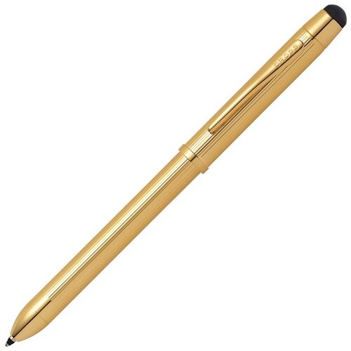 Многофункциональная ручка Cross Tech3+. Цвет - золотистый. CROSS AT0090-12 cross многофункциональная ручка tech3 со стилусом m at0090 1 1 шт
