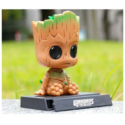 Головотряс Groot - башкотряс Дерево человек / Gurdian of the Galaxy / Стражи Галактики / подставка для телефона