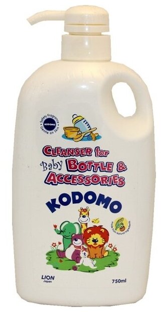 Средство Lion, Kodomo для мытья детских бутылок и сосок, мягкая упаковка, 600 мл - фото №5