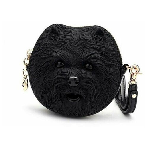 3D Мини сумка дикий черный кот