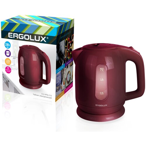 Электрочайник Ergolux ELX-KP04-C10 коричневый 117900₽