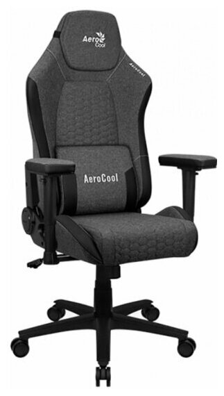 Кресло геймерское Aerocool CROWN AeroWeave Ash Black