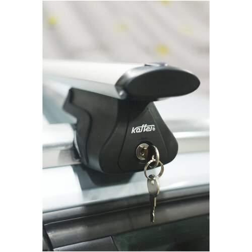 Автобагажник на рейлинги с аэро рейкой 1,3 м.