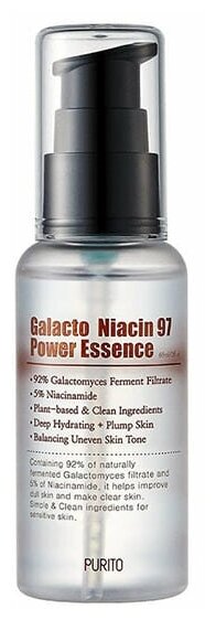 Осветляющая антивозрастная эссенция Purito Galacto Niacin 97 Power Essence, 60мл