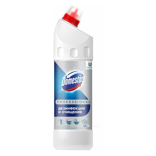 Чистящее средство 1 л DOMESTOS PROFESSIONAL универсальное дезинфицирующее, отбеливающий эффект