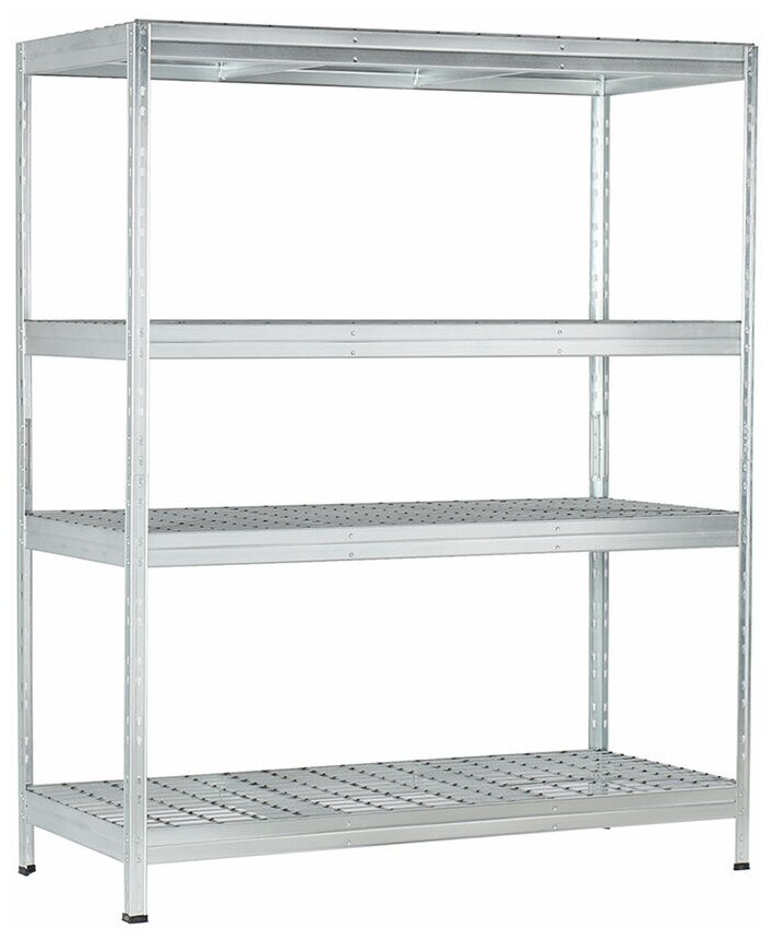 Стеллаж металлический AR Shelving Rivet Wire 1800x1500x600 мм 4 полки